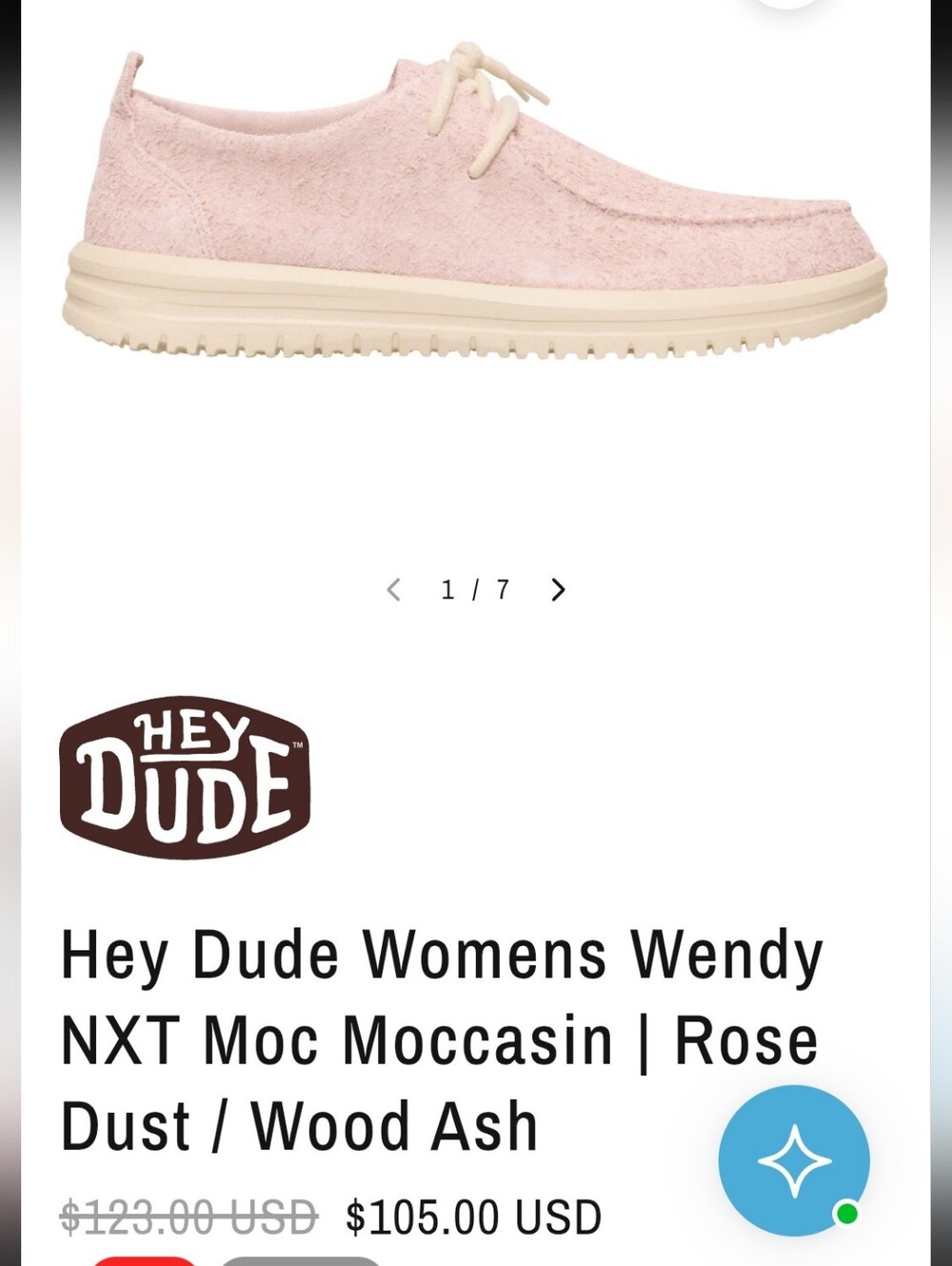 Hey Dude Wendy NXT Moc Moccasins, 8